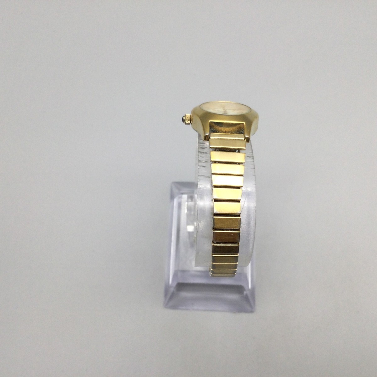 Vtg Armitron Diamond Now Watch Women 19mm Gold Tone MOP Oval  display picture 1