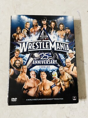 スポーツ・フィットネス WRESTLEMANIA 25TH ANNIVERSARY 3 DISC SET WrestleMania 25th Anniversary 3 Disc DVD Set WWE Stone Cold Steve