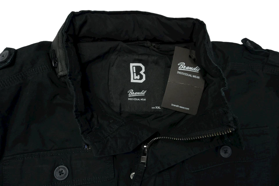 Chaqueta para hombre Brandit Britannia, negra (negra 2). 2XL Reino Unido Foto 2 de 4
