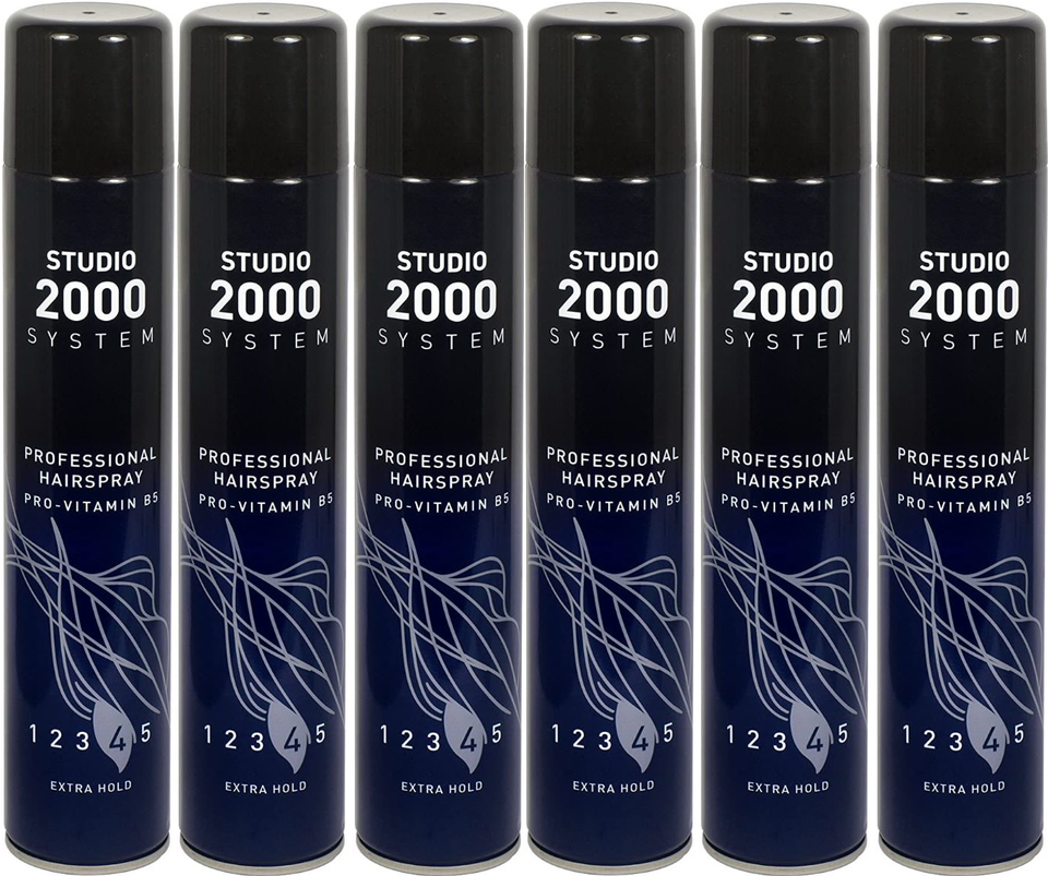 Studio 2000 Professional Hairspray Extra Hold 300ml x 6 | eBay UK
