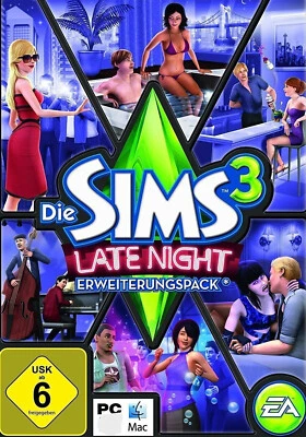 Die Sims 3 Late Night (PC, 2010, Nur EA APP Key Download Code) Keine DVD, No CD - Bild 1 von 4
