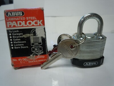 Padlock 1 1/4in. ABUS Laminated Steel