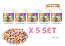 LOTTE XYLITOL GUM 7 KINDS FRUITS FLAVOR BOTTLE TYPE 133g JAPAN JAPANESE X 5 SET