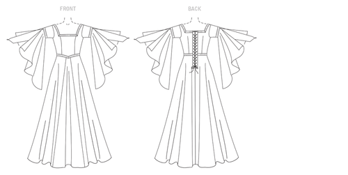 Abito costume da miss Butterick MOTIVO CUCITO B4571 6-12 o 14-20 - Foto 5 di 6