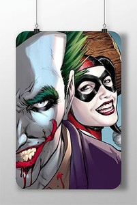 Details About Metal Sign The Joker Harley Quinn Suicide Squad Great Poster Decor Bedroom Wall