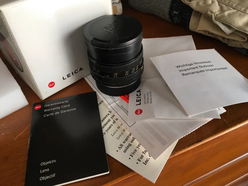 Leica SUMMICRON-R 35mm f/2. German. Rare black face.King of bokeh! - Image 4 of 4