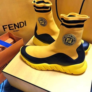 fendi yellow shoes