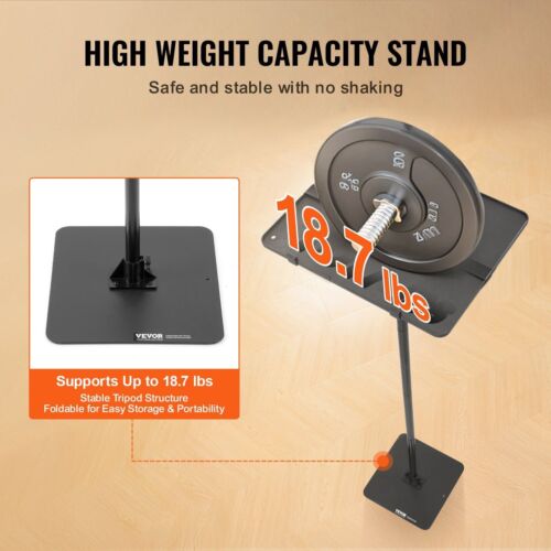Projector Floor Stand Adjustable Height from 30.3 to 63.4 in for Home Office - Picture 4 of 11