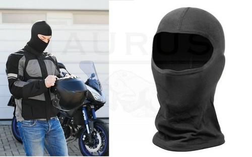 Sottocasco sotto casco balaclava passamontagna nero per moto invernale  cotone | eBay