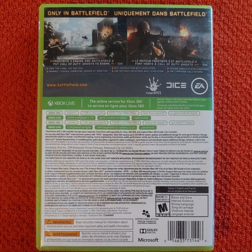 Battlefield 4 Microsoft Xbox 360 2013 ENVÍO GRATUITO - Imagen 2 de 4