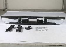 Complete Chrome Rear Bumper For 1999-2007 Chevy Silverado Gmc Sierra 1500 2500