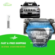 Thick Engine Splash Shield For Jeep Cherokee 2014-2018 Front Engine Guard Hard