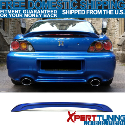 Fits 00-09 Honda S2000 OE Style Rear Trunk Spoiler Wing ABS Painted #B545P Blue