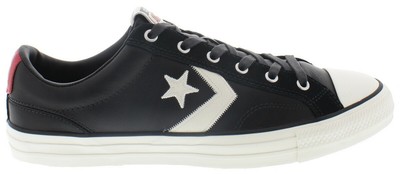 converse star player black leather