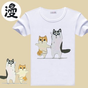 Details About Funny Shiba Inu Dog T Shirt Surprised Cat Expression Tee Men Women Summer Tops