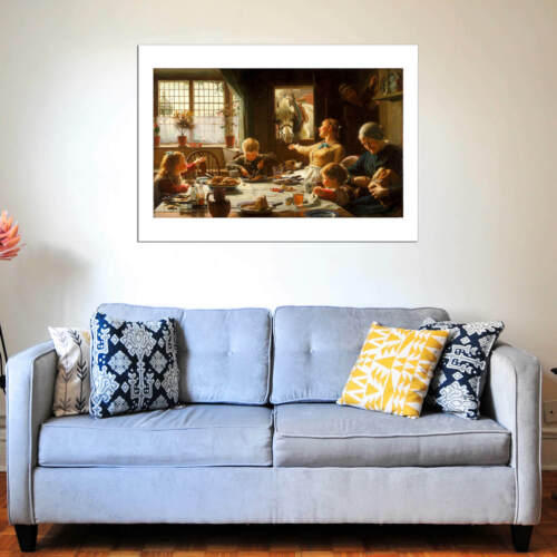 Impresión de póster de arte de pared de Frederick George Cotman - Uno de la familia - Imagen 10 de 12