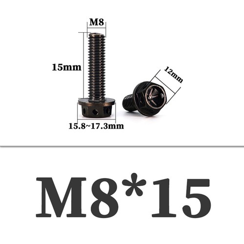 Stainless Steel Bolts M4 M5 M6 M8 M10 Hex Flange Head Hollow Motorcycle Screws - Picture 43 of 90