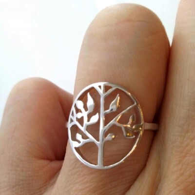 Bague Arbre De Vie En Argent 925/000 - Taille 52 - Neuf Sans Emballage