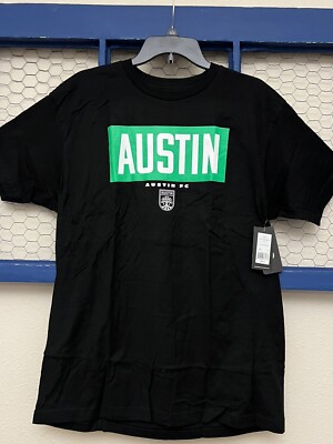 S Austin FC Short Sleeve Tee Men s Soccer Shirt Stadium Essentials New With Tags