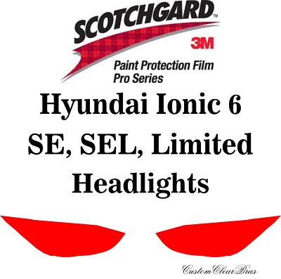 3M Scothgard Paint Protection Film Pro Series 2023 2024 Hyundai Ionic 6