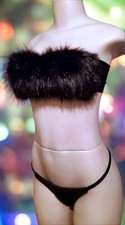 Fur Top  Thong Exotic Dancer