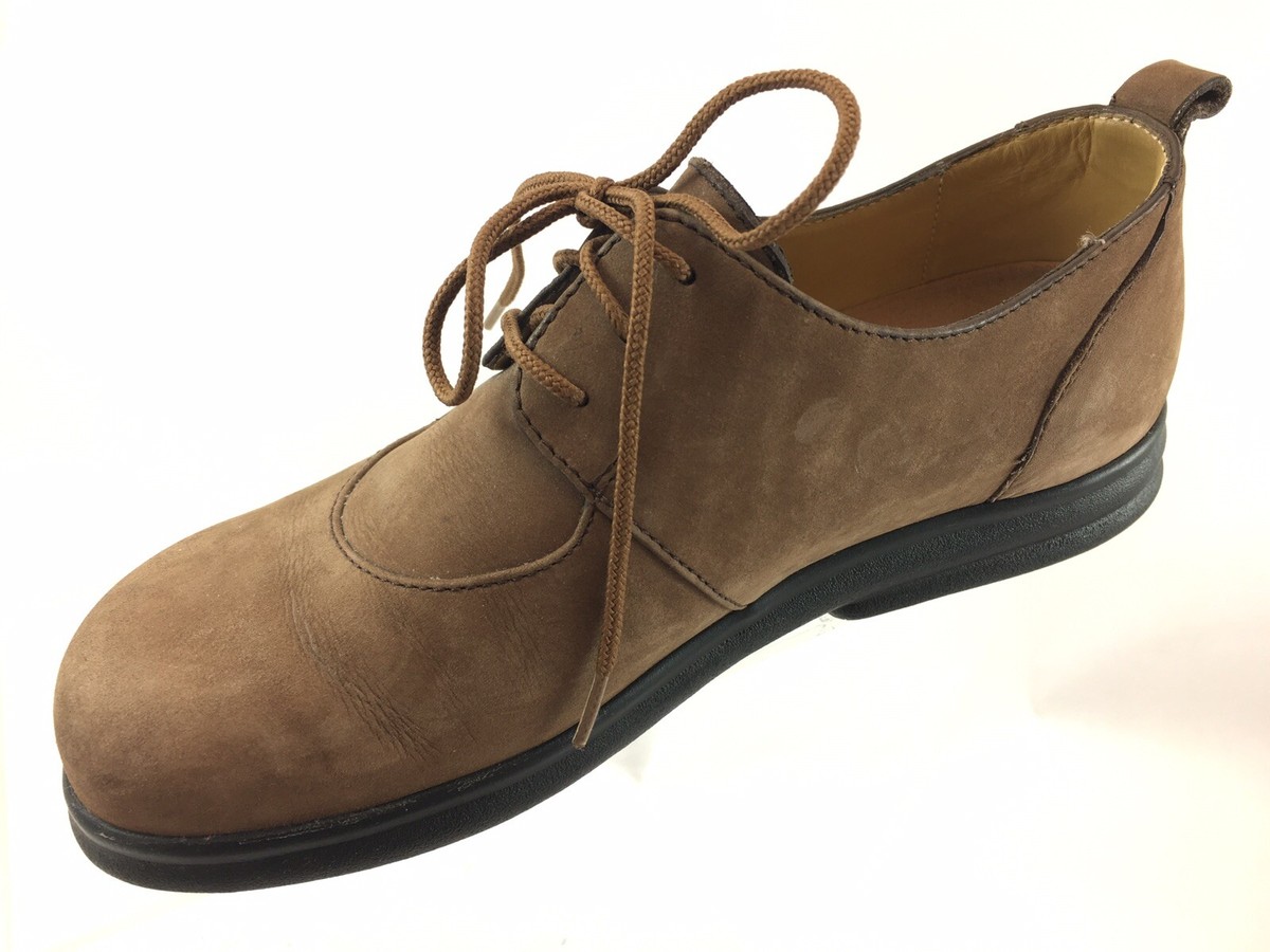 SH27 Birkenstock Footprints EUR 36 US 5.5-6 Narrow Brown Nubuck