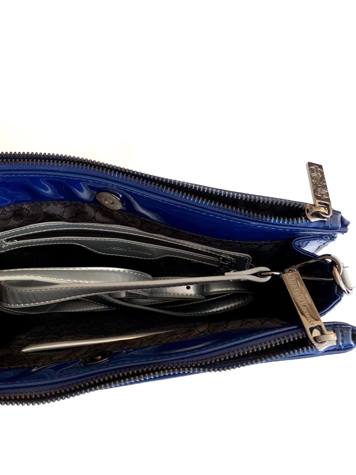 Bolso de hombro pequeño Christian Lacroix azul Foto 2 de 4