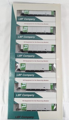 LBF Company HO Aeroflo Hopper 6-pack Burlington Northern BN - 703-62