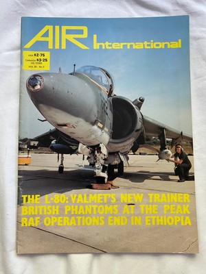Air International March 1986 Hughes AGM-65E ASM AV-8B Harrier L-80TP F-4 Phantom