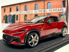 BBR 1 18 Ferrari Purosangue Rosso mugello panoramic roof