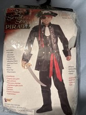 Pirate Costume Kids Halloween Costume Size Medium 8-10 New