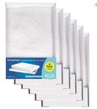 ScoopFree by PetSafe White Crystal Cat Litter Tray Refills, 4.5 lbs., Count of 6