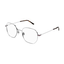 NEW Gucci GG1125OA 003 Shiny Silver 53mm Eyeglasses