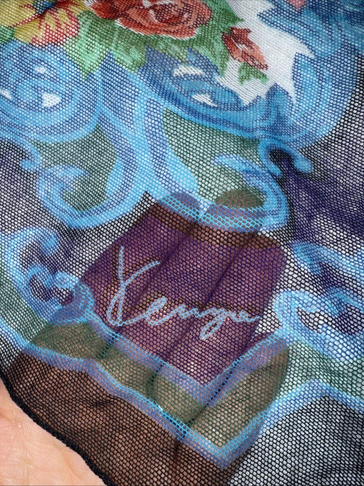 Bufanda de gasa Kenzo 42x29 pulgadas Foto 3 de 4