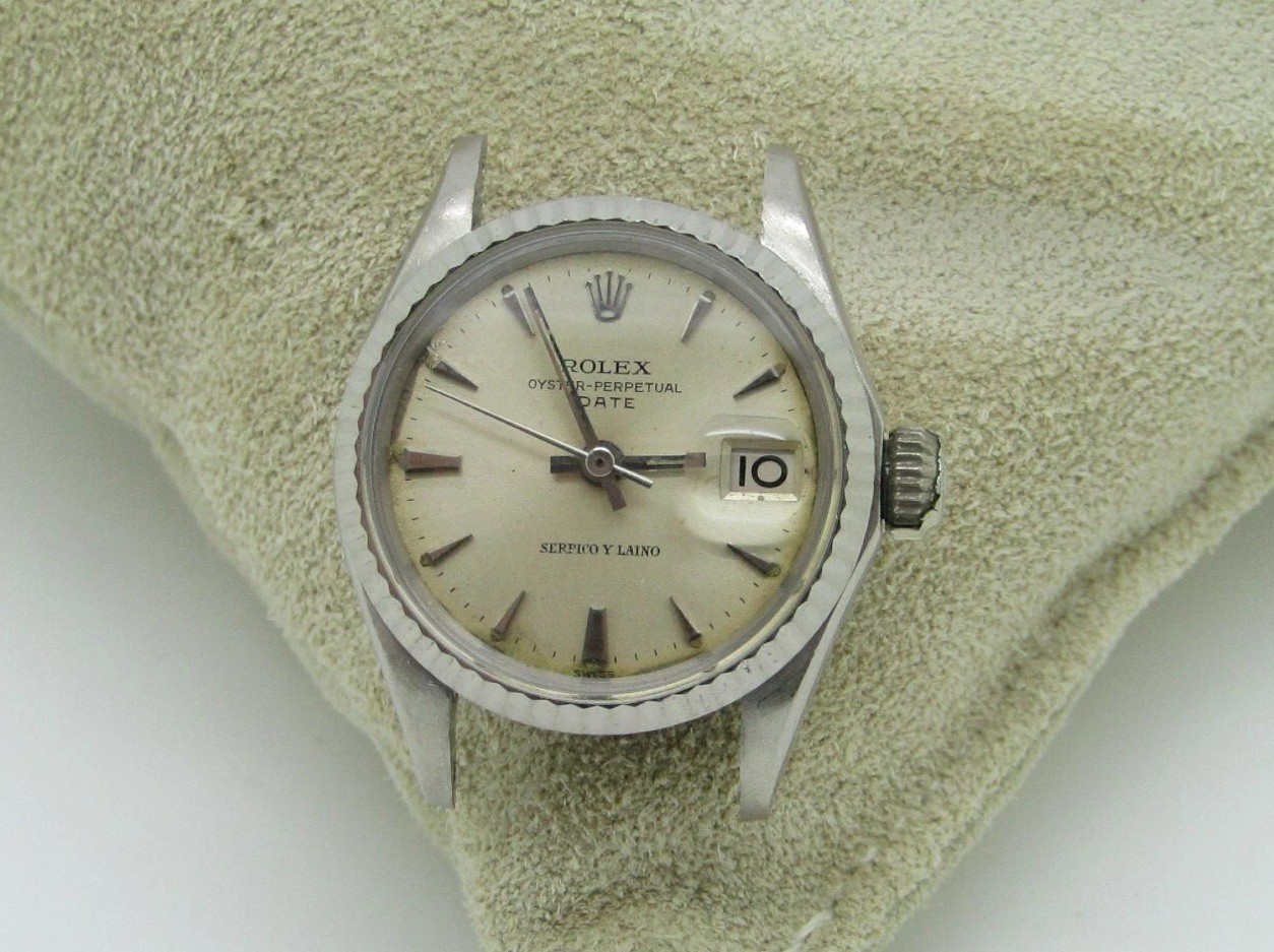 ROLEX Date 18KW Gold 6517 (Head
