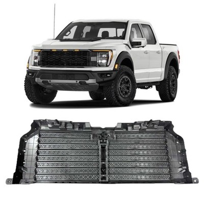 Front Upper Radiator Grille Air Shutter Assembly for 2021-2023 Ford F150