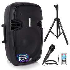 Pyle PPHP155ST Wireless Portable PA Speaker System - 1500W High Powered
