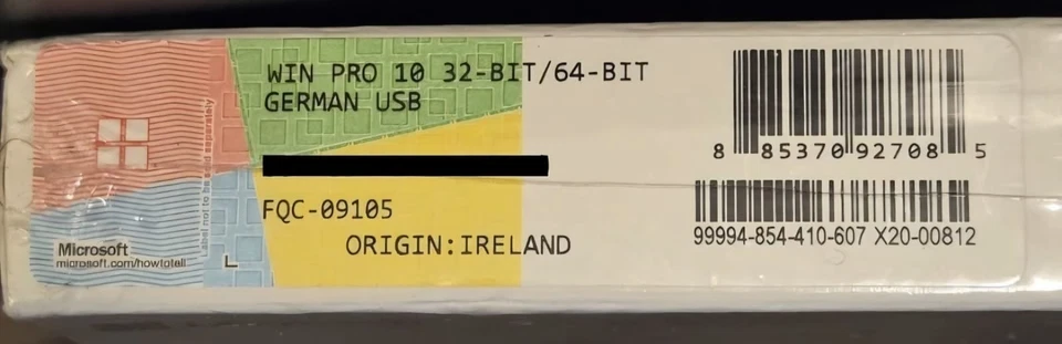 Microsoft Windows 10 Professional USB 64/32 Retail Boxed Sealed Original - Image 2 of 4