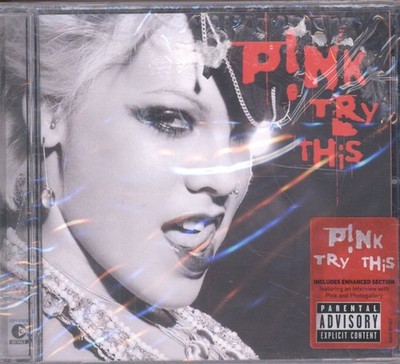 P!nk Try This CD Europe 2003 Arista Enhanced Copy Protected Mit Video