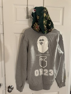 A Bathing Ape Bape 23rd Ann X FHC Ohio Store Shark Full Zip Hoodie Size L