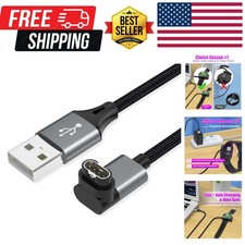 2 Pack 3.3ft Charger Cable for Garmin Watch, L-Shape Braided Charging Cord fo...