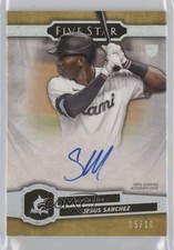 2021 Topps Five Star Auto Gold 5/10 Jesus Sanchez #FSA-JS Auto 7c5
