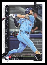 Nathan Lukes 2025 Topps Series 2 #420 Toronto Blue Jays