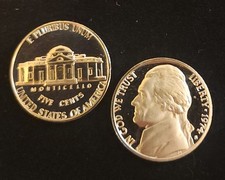 1974-S JEFFERSON NICKEL GEM PROOF  CAMEO