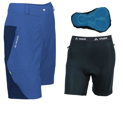 Vaude Wo Altissimo Shorts II Damen Rad-Hose + Innenhose Stretch 40/M NEU