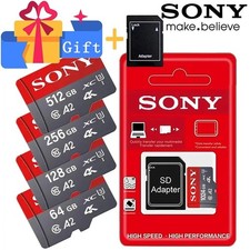 Sony Memory Card 1TB 512GB Micro SD TF 256GB 128GB U1 A1 Micro SD 64GB 100Mb UK