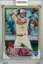 2023 Topps Series 2 Los Angeles Angels Mike Trout Base Gold Foil