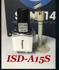 Ikegami ISD-A15S Security Color Camera W/ 1.23MP 700TVL 5-50mm Bracket TESTED!