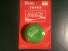Sprite Super Green Yo-Yo Vintage Genuine Russell Spinner Rare Coca-Cola
