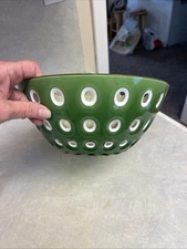 Guzzini le Murrine Bowl/Sand & Moss Green /9.8”/Italy